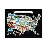 Algopix Similar Product 12 - See Many Places Scratch Off Map of The