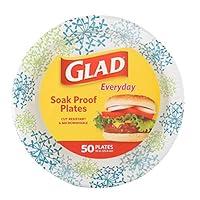 Algopix Similar Product 13 - Glad Round Disposable Paper Plates for