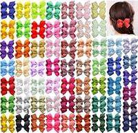 Algopix Similar Product 18 - QingHan 20pcs 5 inch Hair Bows For