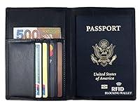 Algopix Similar Product 7 - RFID Blocking Wallet Leather Passport