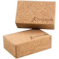 Algopix Similar Product 5 - Prosource Fit Natural Cork Yoga Blocks