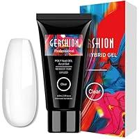Algopix Similar Product 8 - Gershion Clear Poly Nail Gel 60ML