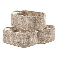 Algopix Similar Product 14 - OIAHOMY Cotton Rope Baskets Woven