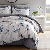 Algopix Similar Product 1 - Eikei Modern Watercolor Flowers Print