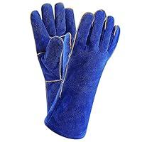 Algopix Similar Product 1 - DEKO Welding Gloves 14 inch Leather