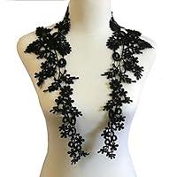 Algopix Similar Product 19 - 2 Pairs Embroidery Applique Wedding