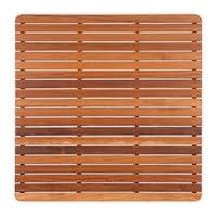 Algopix Similar Product 11 - Teak Shower Mat with Rounded Corners 