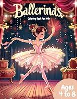 Algopix Similar Product 19 - Ballerinas Coloring Book Cute and fun