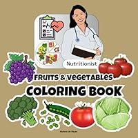 Algopix Similar Product 8 - FOOD COLORING BOOK Fruits exotics and