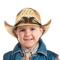 Algopix Similar Product 10 - D Diana Dickson Kids Straw Cowboy Hat
