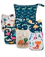 Algopix Similar Product 17 - babygoal Cloth Diaper Covers 6 Pack