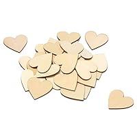 Algopix Similar Product 11 - 2Inch Wood Heart 100pcs Blank