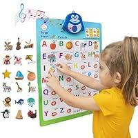Algopix Similar Product 5 - 2in1 Interactive Alphabet Poster for