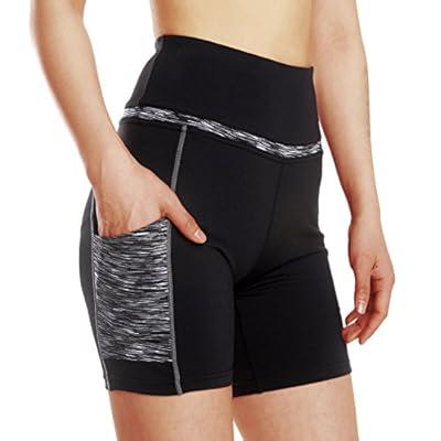 Best Deal for ChinFun Yoga Shorts for Women High Waist Tummy Control 4