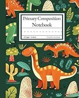 Algopix Similar Product 10 - Primary Composition Notebook Dinosaurs