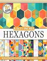 Algopix Similar Product 4 - Hexagons Scrapbook Paper Hexagon