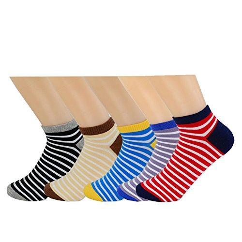 Best Deal for 5 Pairs SYAYA Women Retro Style Ankle Socks Five