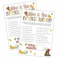 Algopix Similar Product 3 - Thanksgiving Party Icebreaker Card 