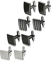 Algopix Similar Product 7 - FIBO STEEL 4 Pairs Wedding Business