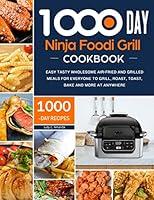 Algopix Similar Product 17 - 1000Day Ninja Foodi Grill Cookbook