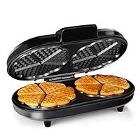 Algopix Similar Product 1 - Tristar WF2120 Waffle Maker for Heart
