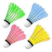 Algopix Similar Product 4 - Ohuhu LED Badminton Birdies 4Pack