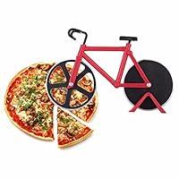 Algopix Similar Product 10 - ZCOLOR 1pcs Pizza Cutter Red Bicycle
