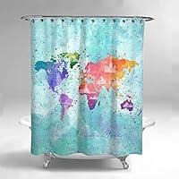 Algopix Similar Product 2 - Lumely Colorful World Map Traveler
