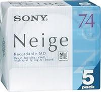 Algopix Similar Product 19 - Sony Neige Series Minidisk 74 Min 5