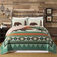 Algopix Similar Product 3 - Wild Wonders Cabin Themed Bedding Twin