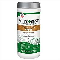 Algopix Similar Product 19 - Vets Best Flea and Tick Wipes for Dogs