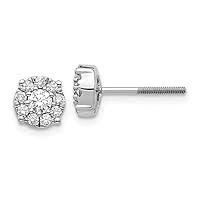 Algopix Similar Product 9 - 12 CT Natural Diamond Screw Back Halo