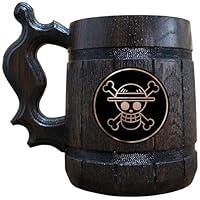 Algopix Similar Product 8 - Straw Hat Pirates Beer Mug 22 oz One