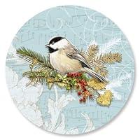Algopix Similar Product 19 - Holiday Birds Christmas Envelope Seals