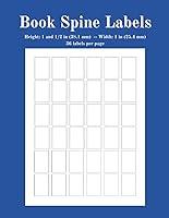 Algopix Similar Product 14 - Book Spine Labels Rectangular Book