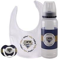 Algopix Similar Product 7 - Padres 3Piece Pacifier Bib and Bottle