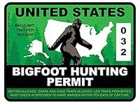 Algopix Similar Product 12 - Bigfoot Hunting Permit  United States