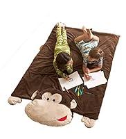Algopix Similar Product 15 - Jumbo Monkey Plush Nap and Play
