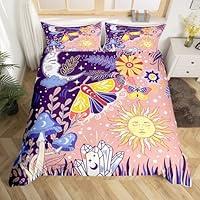 Algopix Similar Product 1 - Mushroom Duvet Cover Cartoon Wild