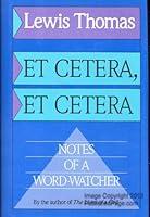 Algopix Similar Product 10 - Et Cetera Et Cetera Notes of a