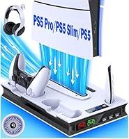 Algopix Similar Product 3 - PS5 ProSlimPs5 Stand and Cooling