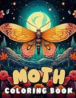 Algopix Similar Product 6 - Moth Coloring Book 100 Moths Coloring