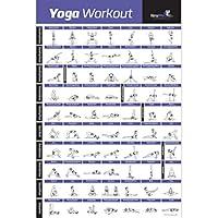 Algopix Similar Product 12 - Yoga Pose Exercise Poster Laminated 