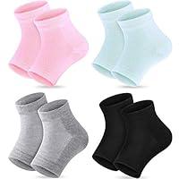 Algopix Similar Product 12 - Bememo Soft Gel Heel Socks Ventilate