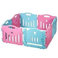Algopix Similar Product 12 - Adjustable Baby Playpen 8 Panel Playard