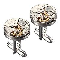 Algopix Similar Product 5 - CufflinksBaban Deluxe Steampunk Mens