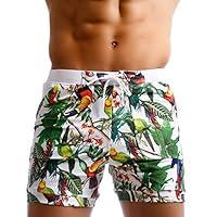 Algopix Similar Product 12 - Taddlee Men Swimwear Swimsuits Flower