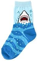 Algopix Similar Product 1 - Foot Traffic Cute  Quirky Shark Socks