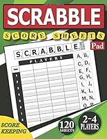 Algopix Similar Product 5 - Scrabble Score Sheets Pad 120 Score