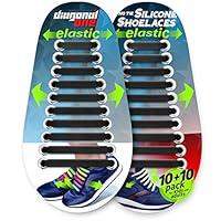 Algopix Similar Product 12 - DIAGONAL ONE No Tie Shoelaces for Kids